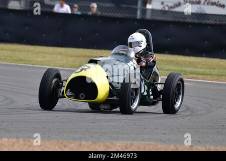 Chris Phillips, Cooper Bristol Mk2, HGPCA voitures de Grand Prix avant 66, Association historique des voitures de Grand Prix, deux courses de vingt minutes au cours de l'événement, avec Banque D'Images