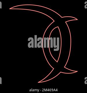 Porte-fusées en laiton fluo cerfs bois rouge couleur vecteur illustration image plat style lumière Illustration de Vecteur