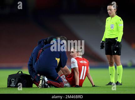 Photo du dossier datée du 15-12-2022 de Vivianne Miedema d'Arsenal, qui a annoncé qu'elle avait rompu son ligament croisé antérieur. Date de publication : lundi 19 décembre 2022. Banque D'Images