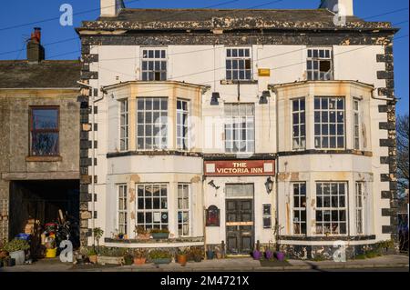 Le Victoria Inn à Glasson Dock près de Lancaster Banque D'Images