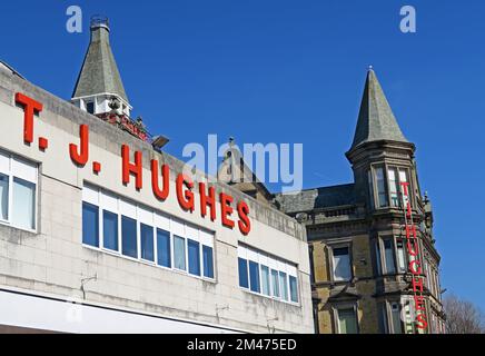 TJS, grand magasin TJ Hughes, 105 London Road, Liverpool, Merseyside, Angleterre, ROYAUME-UNI, L3 8JA Banque D'Images