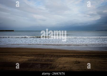 South Bay Scarborough en hiver Banque D'Images