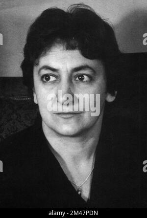 Maria Aurelia Capmany Farnés (1918-1991), novelista, dramaturga, ensayista y política catalana. Banque D'Images