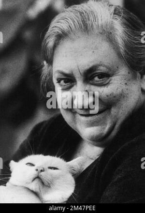 Maria Aurelia Capmany Farnés (1918-1991), novelista, dramaturga, ensayista y política catalana. Banque D'Images