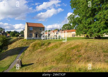 Hutton le Hole North Yorkshire Maisons traditionnelles en pierre Hutton le Hole North Yworks Moors National Park Hutton le Hole Yorkshire Angleterre GB Europe Banque D'Images