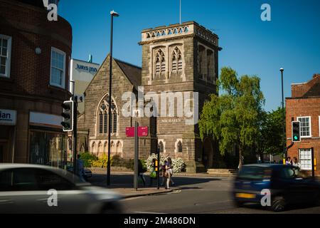 Église Saint-Michel, Derby, angleterre Banque D'Images