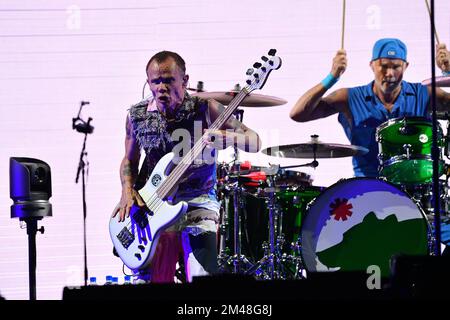 The Meadows - Red Hot Chili Peppers en concert Banque D'Images