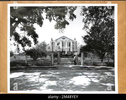Rosalie, Natchez, Mississippi. Légende originale: 'Rosalie'. Natchez, Mississippi. Maison actuelle de l'État du Mississippi D.A.R. Photo de T. W. Kines. État: Mississippi place: Natchez. Banque D'Images