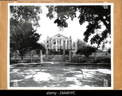 Rosalie, Natchez, Mississippi. Légende originale: 'Rosalie'. Natchez, Mississippi. Maison actuelle de l'État du Mississippi D.A.R. Photo de T. W. Kines. État: Mississippi place: Natchez. Banque D'Images
