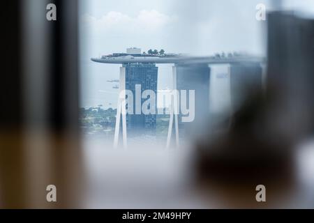 Singapour, Singapour. 13th juillet 2022. Marina Bay Sands Singapore, vue de l'hôtel Swissotel The Stamford à Singapour. (Image de crédit : © Maverick ASIO/ZUMA Press) Banque D'Images