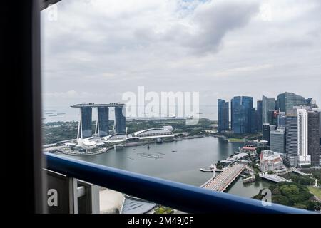 Singapour, Singapour. 13th juillet 2022. Sites célèbres de Singapour, vus de l'hôtel Swissotel The Stamford à Singapour. (Image de crédit : © Maverick ASIO/ZUMA Press) Banque D'Images