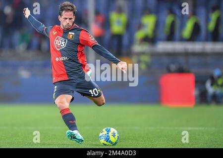 Gênes, Italie. 18th décembre 2022. Mattia Aramu (Gênes) au cours de Gênes CFC vs Frosinone Calcio, football italien série B match à Gênes, Italie, 18 décembre 2022 crédit: Agence de photo indépendante/Alamy Live News Banque D'Images