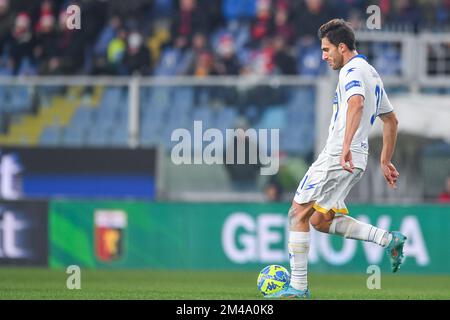 Gênes, Italie. 18th décembre 2022. Luca Mazzitelli (Frosinone) pendant Gênes CFC vs Frosinone Calcio, football italien série B match à Gênes, Italie, 18 décembre 2022 crédit: Agence de photo indépendante/Alamy Live News Banque D'Images