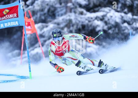 Gran Risa Slope, la Villa - Alta Badia, Italie, 18 décembre 2022, Joan VERDU (ET) pendant la coupe du monde de ski alpin FIS - hommes Slalom géant - course de ski alpin Banque D'Images