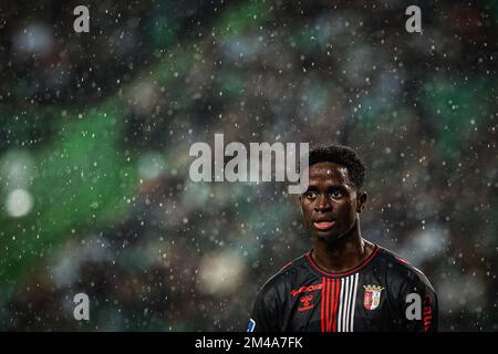 Lisbonne, Portugal. 19th décembre 2022. Hernani Infande de SC Braga vu lors du match Allianz Cup 2022/2023 entre Sporting CP et SC Braga à Estadio Jose Alvalade.(score final: Sporting CP 5:0 SC Braga) Credit: SOPA Images Limited/Alay Live News Banque D'Images