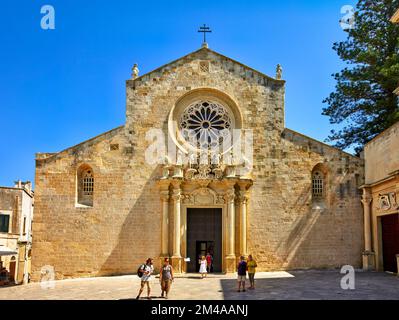 Apulia Puglia Salento. Italie. Otranto. La cathédrale de Santa Maria Annunziata Banque D'Images