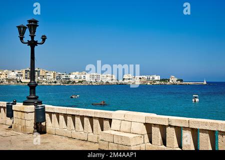 Apulia Puglia Salento. Italie. Otranto. La côte de mer Banque D'Images