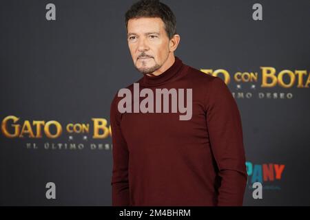 Le chanteur Rosario Flores au film de photocall El Gato con Botas: El ultimo deseo à Madrid le mardi 20 décembre 2022. Credit: CORMON PRESSE/Alamy Live News Banque D'Images