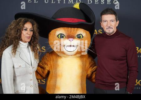 Le chanteur Rosario Flores au film de photocall El Gato con Botas: El ultimo deseo à Madrid le mardi 20 décembre 2022. Credit: CORMON PRESSE/Alamy Live News Banque D'Images