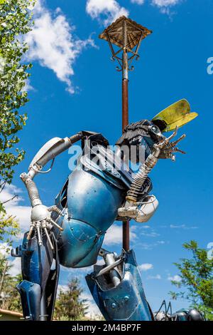 mutonia: entreprise de déchets de mutéroïdes, art moderne, santarcangelo di romagna, italie Banque D'Images