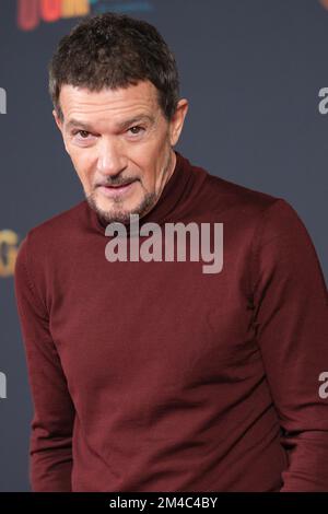 Madrid, Espagne. 20th décembre 2022. L'acteur Antonio Banderas assiste au photocall 'El Gato con Botas: El Ultimo Deseo' (Puss in Boots: The Last Wish) à l'Hôtel Urso à Madrid. Crédit : SOPA Images Limited/Alamy Live News Banque D'Images