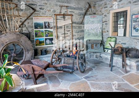 musée ethnographique et de la vallée de cannobina, gurro, italie Banque D'Images