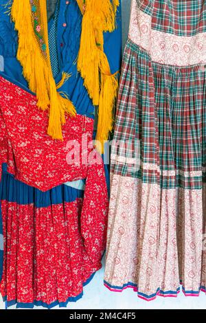 musée ethnographique et de la vallée de cannobina : robes écossaises, gurro, italie Banque D'Images