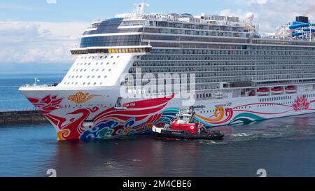 Victoria, Canada - 28 juin 2019 : bateau de croisière en mer Banque D'Images