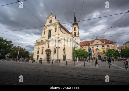 Eglise de Saint Thomas à la place Moravie - Brno, République Tchèque Banque D'Images