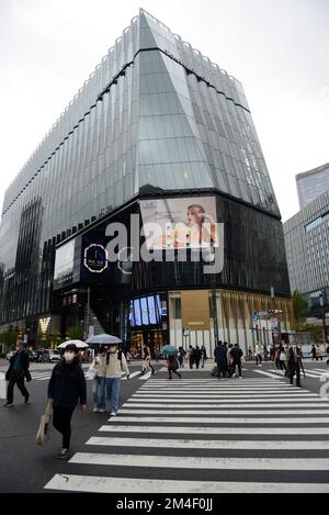 Le centre commercial moderne Tokyu plaza à Ginza, Tokyo, Japon. Banque D'Images