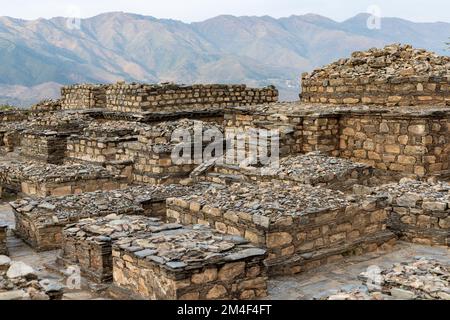 Nimo Gram Buddhik Stupa in tehsil Barikot, Shamozai Swat, Pakistan Banque D'Images