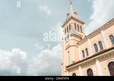 La cathédrale Saint-Nicolas à Da Lat, Vietnam Banque D'Images