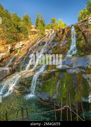 Cascada del Caozo, Valle del Jerte, produits espagnols d'intérêt culturel, Cáceres, Estrémadure, Espagne, Europe Banque D'Images