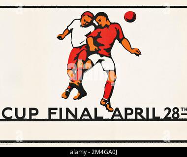 Artiste anonyme - finale de LA COUPE de football anglaise 28 avril 1923 Banque D'Images