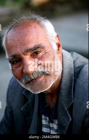 Portret d'un titreur à chaussures à Istanbul Turquie, vvbvanbree fotografie. Banque D'Images