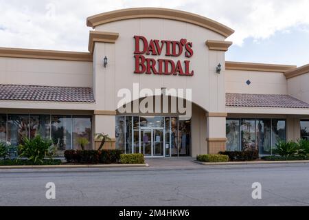 Houston, Texas, Etats-Unis - 5 janvier 2022: Magasin de mariage de David à Houston, Texas, Etats-Unis. Banque D'Images