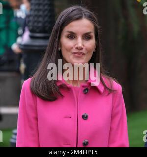 Madrid, Espagne. 21st décembre 2022. La reine Letizia d'Espagne visite l'hôpital pour enfants de l'Université Nino Jesus à 21 décembre 2022, à Madrid, en Espagne. (Photo par Oscar Gonzalez/NurPhoto) Credit: NurPhoto/Alay Live News Banque D'Images