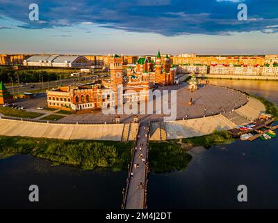 Antenne de Yoshkar-Ola, mari El Oblast, Russie Banque D'Images