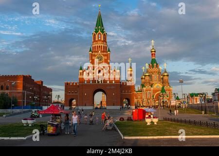 Blagoveshchenskaya Tower, Yoshkar-Ola, Russie Banque D'Images