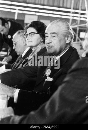 Le Congrès du Parti 18th de l'Union chrétienne-démocrate d'Allemagne (CDU) s'est tenu à Düsseldorf le 25 janvier 1971 Banque D'Images