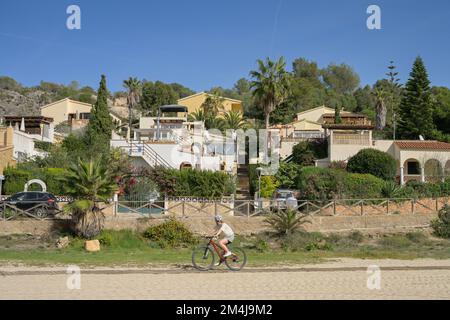 Ferienhäuser, Appartements, Cala Estany d'en Mas, Mallorca, Espagnol Banque D'Images