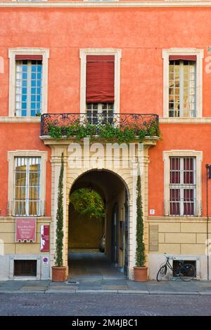 Rosa Prati palais, Parme, Emilie-Romagne, Italie Banque D'Images