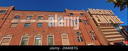 Le panorama du Hackney Empire Theatre, 291 Mare Street, Londres, Angleterre, Royaume-Uni, E8 1EJ Banque D'Images