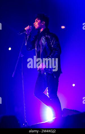 21 décembre 2022, Rome, Italie: Fabrizio Moro dans 'ma voix' Tour 2022 au Palazzo dello Sport à Rome. L'auteur-compositeur-interprète Ryan ouvre le concert. (Credit image: © Daniela Franceschelli/Pacific Press via ZUMA Press Wire) Banque D'Images