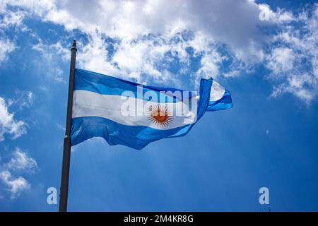 Drapeau argentin Banque D'Images