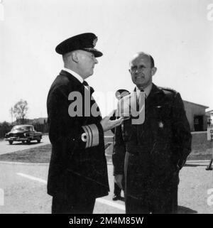 Exercice DE FORME CPX-4. Photographies des programmes du Plan Marshall, des pièces justificatives et du personnel Banque D'Images