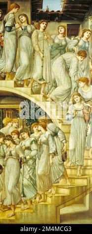 Edward Coley Burne-Jones - les escaliers d'or - 1880 Banque D'Images