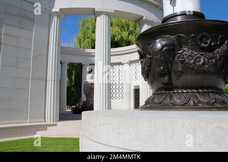 cimetière militaire américain (marin de saint-mihiel) à thiaucourt-regniéville (france) Banque D'Images