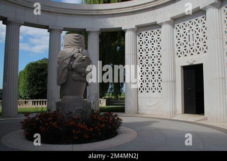 cimetière militaire américain (marin de saint-mihiel) à thiaucourt-regniéville (france) Banque D'Images