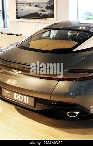 Kiev, Ukraine - 2 septembre 2017 : Aston Martin DB11.Nouvelle voiture Banque D'Images